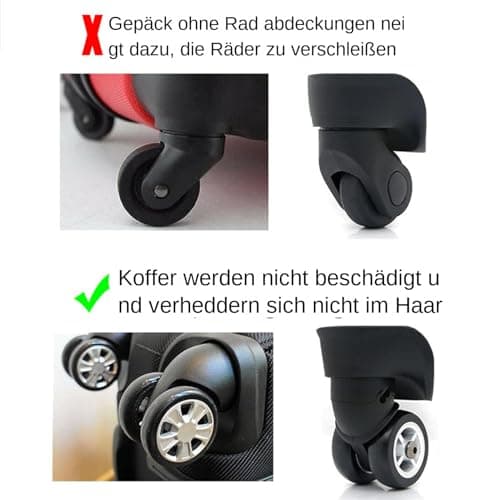 Luggage Wheel Protector Anti-Scratch 8X Noise Reduction — view 5