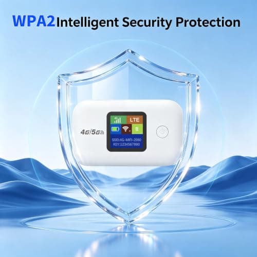 4G Portable WiFi Router with SIM Card Slot, 150Mbps Pocket Mobile Hotspot — view 4