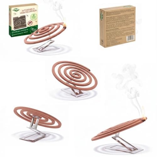 Mosquito Repellent Coils 10-Pack 2 Metal Stands for Patio Outdoor Garden — view 2