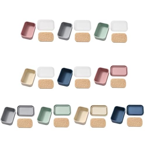 Travel-Friendly Silicone Soap Container with Drain, E S SIZE, E S SIZE — view 5
