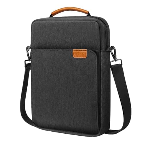 TiMOVO 9-11" Tablet Sleeve Bag Carrying Case with Strap, Black & Grey