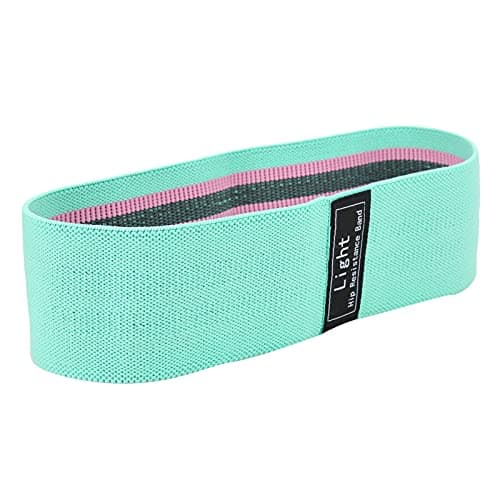 Dilwe Resistance Band Set for Hip Training, 3-Level Fabric Loops (Mint — view 6