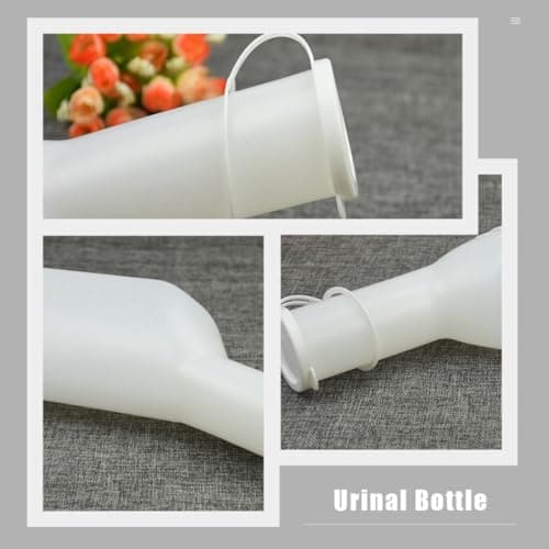 Generic Urinal Bottle, Portable and Easy to Carry for Bedridden Patients 1000ml Large Capacity Plastic with Scale Male and Female Urinal Pot Suitable for Camping and Travel — view 6