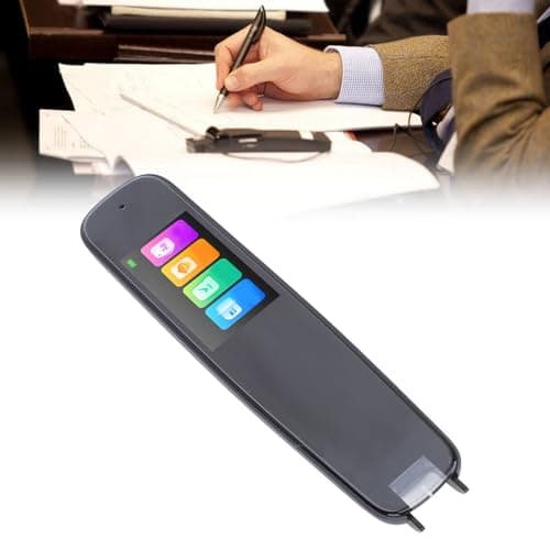 Bewinner Kids Scan Reader Pen Language Translator, 1.97in Touch Screen Digital Translation Scanner, WiFi Learning Machine for Study Travel, Universal Dictionary Pen with Dust Cover, Type — view 3