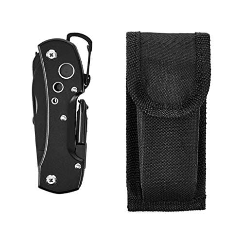 Amazon Basics 15-in-1 Multitool Pocket Knife with Sheath, Black — view 3