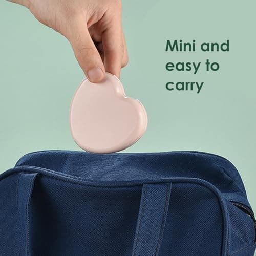 IUSOT 2Pcs Mini Sewing Kit, Travel Handbag Household Essentials Portable DIY Emergency Sewing Repair Supplies with Heart Shaped Storage Case, Needles, Cotton, Buttons, Pins, Thread, Scissors — view 5