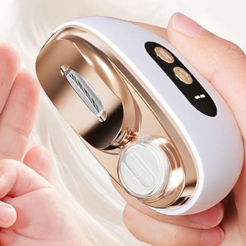 Electric Nail Trimmer LED Light Up with Scraps Collector — view 3