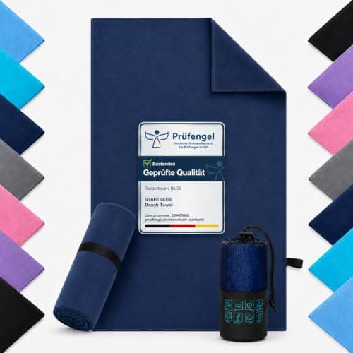 Microfibre Towel - 250 GSM Highly Absorbent Gym Towel & Travel Towel, 30*50cm Lightweight Quick Dry Towels for Adults, Soft Sports Towel for Swimming, Yoga, Camping, Hiking & Beach Midnight Navy