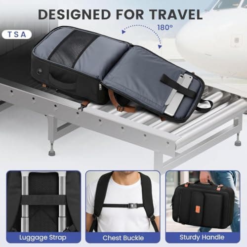 MATEIN Ryanair Cabin Bags 40x30x20, 24L Travel Backpack Cabin Size — view 4