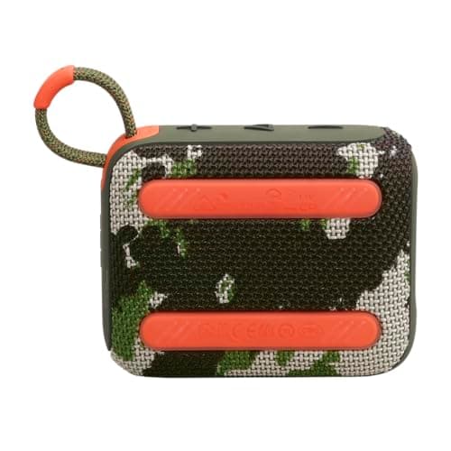 JBL GO 4 Ultra-Portable Bluetooth Speaker with Big JBL Pro Sound and Punchy Bass, PlaytimeBoost, Waterproof Design and 7-Hour Playtime, Camo — view 6
