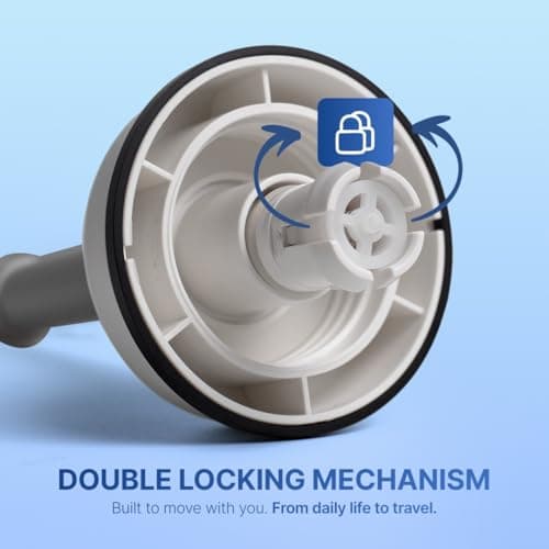 ABDEEZ Portable Bidet - 380 ML Leakproof Freshness Solution for On-The-Go Hygiene | Collapsible & Expandable Design | Ideal for Travel, Camping (Ivory, Standard) — view 5
