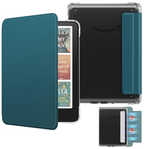 MoKo Magnetic Case for 7" Kindle Paperwhite 12th Gen& Colorsoft, Turquoise
