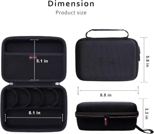 XANAD Hard Camera Case for GoPro Hero/DJI Osmo Action/AKASO Action Camera — view 3
