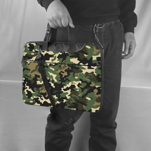 XOPEKVLAWM Laptop Bag 14 inch Shockproof Protective Cover Camo Laptop Sleeve Case Computer Carrying Bag — view 2