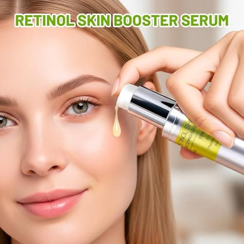 3PCS Retinal Shot Tightening Booster Set, 1 Retinol Skin Booster Serum 30ml, 1 Retinol Eye Creams 15ml and 1 Gua Sha Tools, For Travel And Daily Home Care, For All Skin Types — view 3