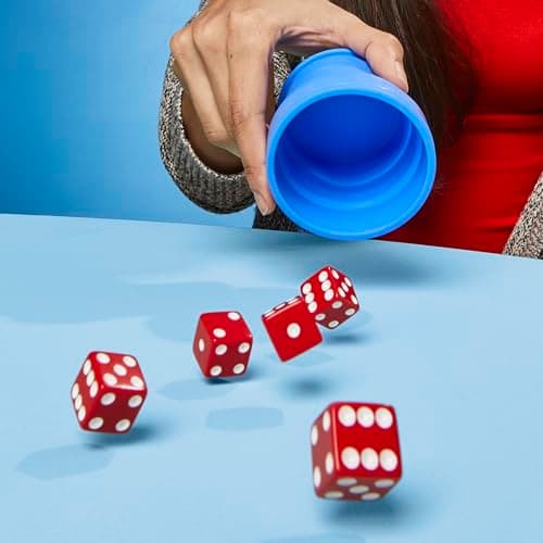Yahtzee Dice Game | With Collapsible Cup & Storage Case | Fun Family Games for Children, Teens, Adults | 30 Mins | 2 or More Players | Ages 8+ - English Version — view 4