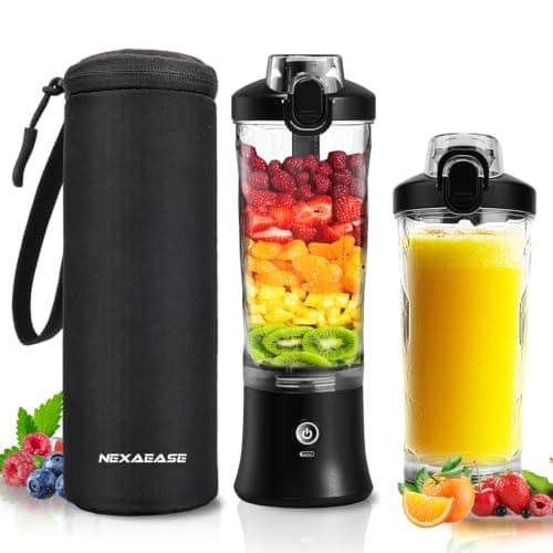 Portable Blender for Shakes and Smoothies, 600ml Personal Juicer Cup