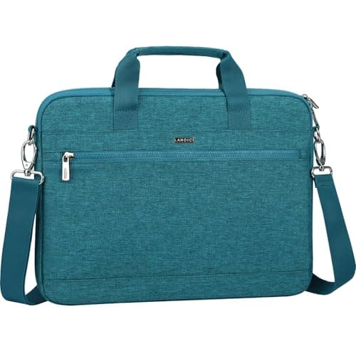 LANDICI 360°Protective Laptop Bag 14 15 Inch with Shoulder Strap