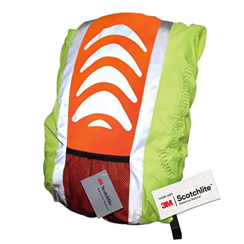 Salzmann Reflective Rucksack Cover | 28–40L | Hi-Vis Waterproof Rain Cover for Backpack Cycling, Commuting & Hiking
