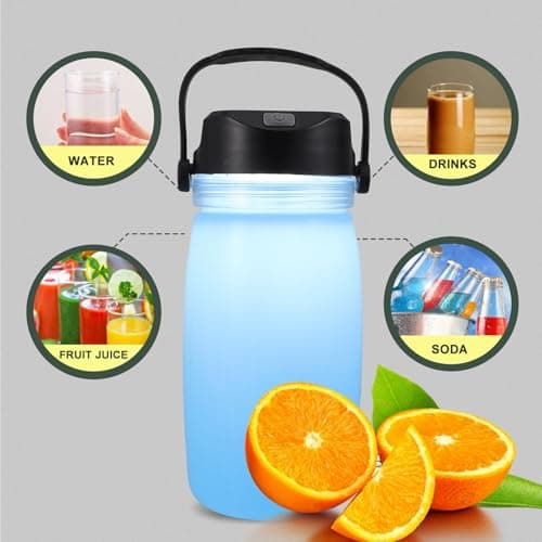 Solar Charging Kettle USB for Camping, 730ml Lightweight Night Light — view 3