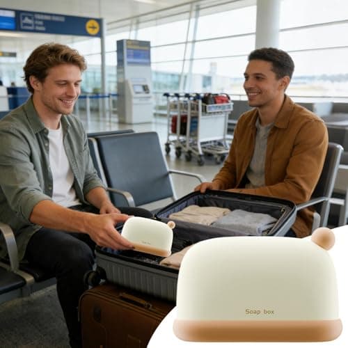 Travel Soap Container Leakproof Waterproof Easy Cleaning Sponge Holder — view 4