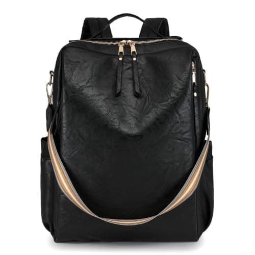 Mohiriya Women's Backpack, Faux Leather Travel Bag, Large Capacity Backpack and Shoulder Bag