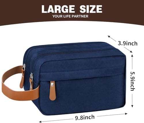Toiletry Bag, Travel Hand-Held Make up Wash Bags, Portable Waterproof Toile-Try Kit, Bathroom Storage Case, Cosmetic Organizer for Travel, Camping — view 2