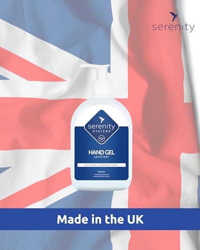 Serenity Hygiene Alcohol-Free Hand Gel Sanitiser – Hospital Grade Antiviral, Kills MRSA, C.Diff & Norovirus – Unscented, Up to 6 Hours Protection – Made in UK — view 6