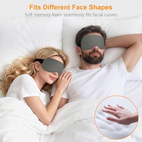 Gritin 2026 Gen 2 Sleep Mask-100% Blackout Eye Sleeping Mask for Women&Men — view 5