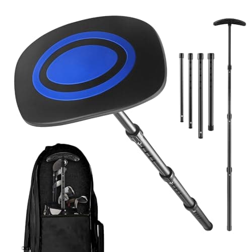Golf Travel Bag Support Rod, Anti-impact Support Cover, Aluminum Alloy Height Adjustable 4 Telescopic Pole, Portable Golf Club Bag Stiff Arm Support Protector Accessory, Support Stick Pole System