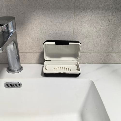 Lofekea Travel Soap Case, Shower Bar Soap Dish Holder, Soap Box Container — view 6