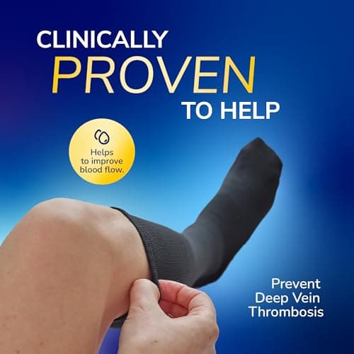 Dr. Scholl's Flight Socks - Clinically Proven Compression Socks for Flight Travel - Help Prevent Swollen Ankles and Deep Vein Thrombosis (DVT) - Sheer - Size 6-9, 1 Pair — view 3