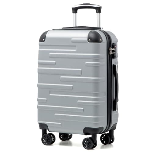 COOLIFE Carry on Suitcase 20 inch, EasyJet Cabin Luggage with TSA Lock,56cm