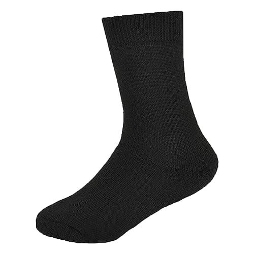 Heatwave Pack Of 6 Kids Thermal Socks Boys Girls Winter Boot Warm Sock Walking Thick Heavy Boot Cosy Hiking Gift, Black 4-6 (10-13 Years) — view 4