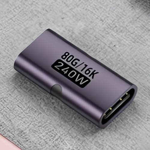 Buhygn USB C Female to Female Adapter 240w Connector — view 6