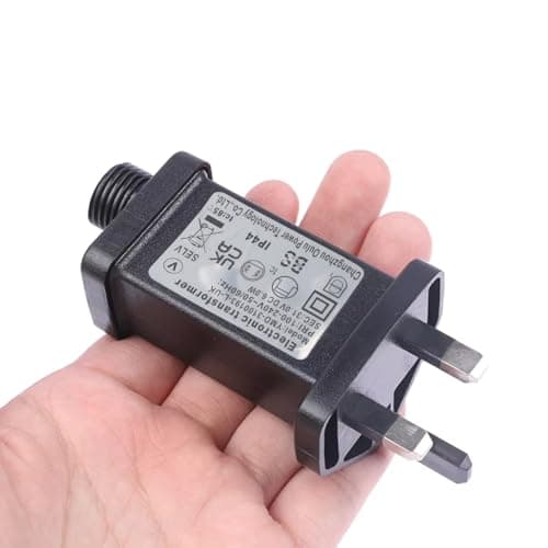 GAOHOU 2Pcs 31V 6W Power Supply Adapter Transformer Plug for LED Fairy Light Festival Decoration Light Waterproof IP44 Vertical — view 4