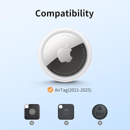 UNBREAKcable 360° Protective Case for AirTag (1st & 2nd Generation) [4 Pack], TPU Full Cover Keyring Holder with Premium Zinc Alloy Spring Clip, Scratch-Resistant Design for Keys, Bags, Luggage — view 2