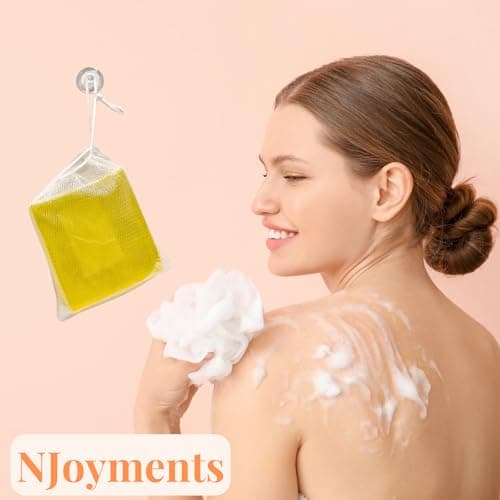 NJoyments – Pure Citronella Essential Oil Soap Bar | 100g | Exfoliating Soap Mesh Included | Mosquito Repellent | Insect Repellent | Vegan | Deet Free | SLS Free | Perfect for Travel — view 4