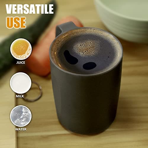Greentainer Coffee Mug with Handle, Set of 4, 450 ml Drinking Cups for Kitchen, Outdoor, Travel, RV, College Dorm Room Essential, Water Milk Tea Tumblers, Dishwasher and Microwave Safe,15 OZ, 4 Pcs, — view 5