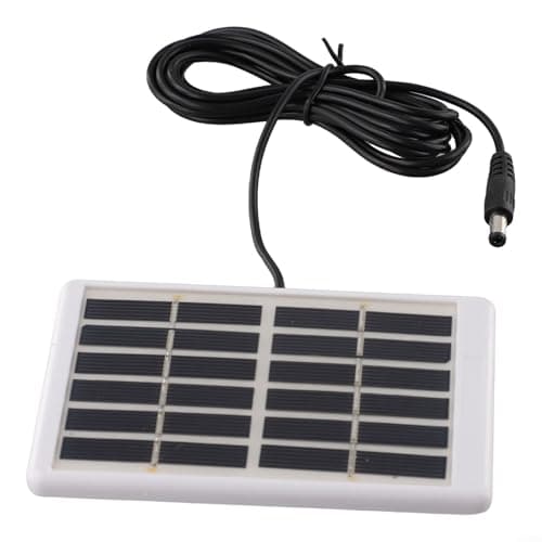 SiSinkal 5W 6V Polycrystalline Solar Panel with Frame and DC5521 Cable, Solar Charger for Outdoor Camping, Hiking, Travel, Mobile Devices, Batteries and Power Banks — view 4