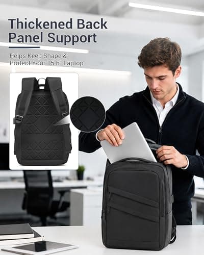 Shavont Laptop Backpack, Rucksack for Men with USB Charging Port — view 4
