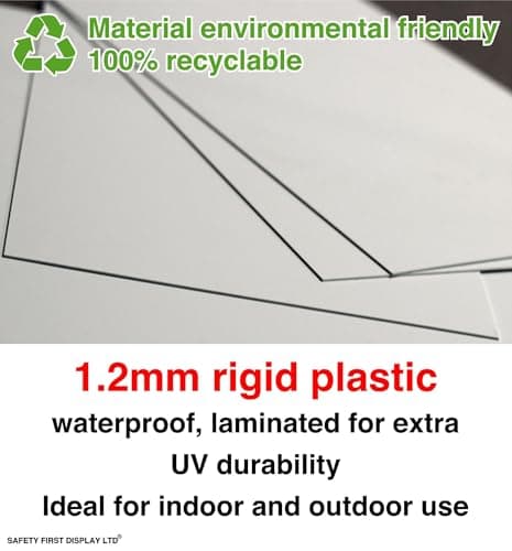 First aid box here - safety sign - AED sign, first aid stickers, first aid kit - 1.2mm Rigid plastic for indoor/outdoor usage (150mm x 100mm) Viewing Distance within 3m. — view 6