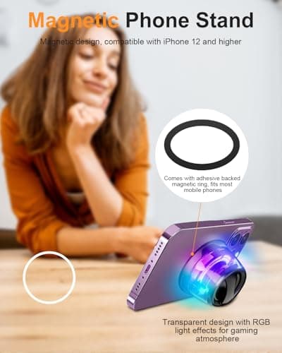 Magnetic Bluetooth Speaker G200, Rechargeable, Portable, 5.3 Bluetooths — view 6