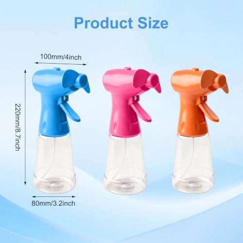 FounAwesome Handheld Water Mist Spray Fan, Portable Battery Powered 500ML Large Capacity Cooling Fan With Adjustable Nozzle, Personal Air Cooler For Travel Summer Beach Outdoor Use(2PCS Orange) — view 2