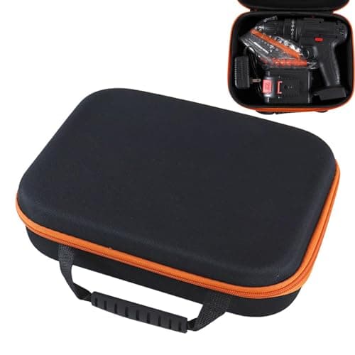 Tool Kit Box - Professional Grade Tool Storage Case, Small Tool Kit Box | Power Tool Carrying Case, Travel Friendly Tool Kit Suitcase with Zipper, Waterproof Power Tool Storage Case — view 5