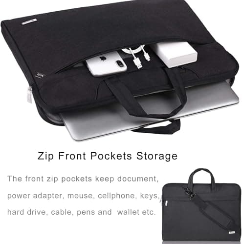 Voova 15-15.6 inch Laptop Shoulder Bag MacBook Sleeve, Computer Bags — view 5