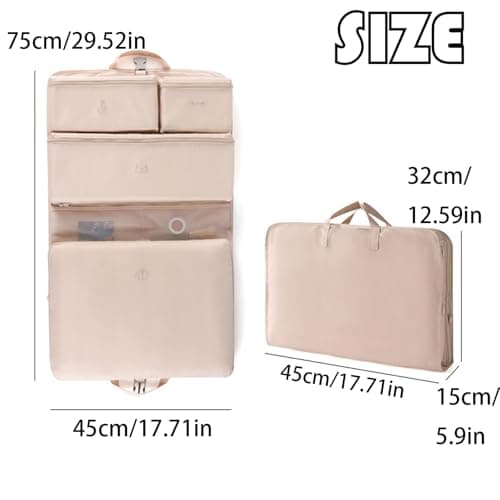 Compression Packing Cubes for Suitcases Packing Cubes Compression Set for Travel Essentials Suitcase Organiser Bags Travel Cubes Camping Storage (Pink) — view 2