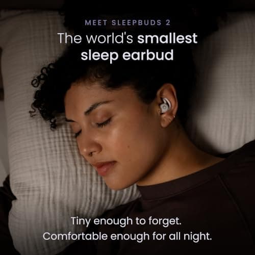 Ozlo Sleepbuds® 2 with Travel Case - Noise Masking Sleep Earbuds Bundle — view 2