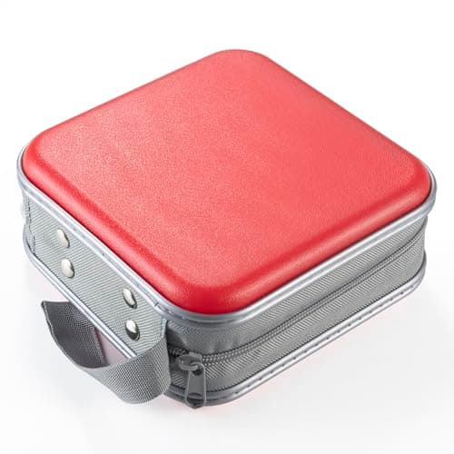 UENTIP CD Case,48 Capacity Hard Plastic CD Case Holder,for Car,Home＆Travel — view 5