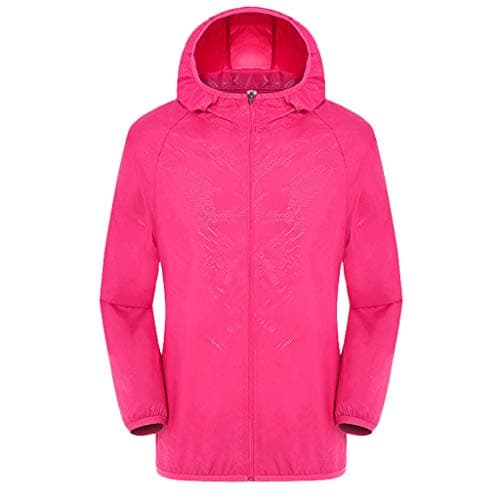 Lightweight Waterproof Jacket for Men and Women Outdoor Jackets Lightweight Raincoat Windproof Rain SheIl Hooded Packable Zipper Jacket Breathable Hiking Cycling Windbreaker Water Proof Fall Winter